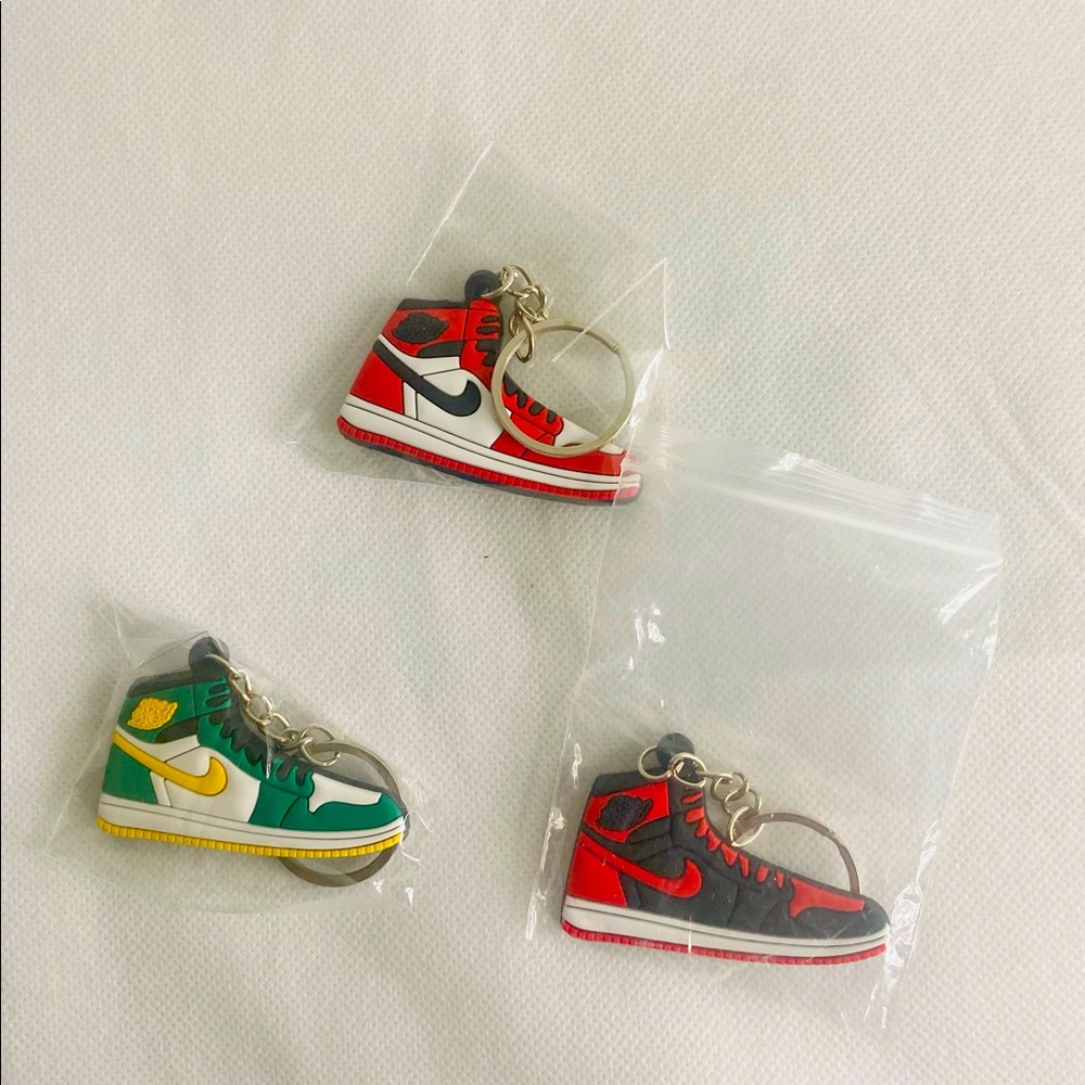 2D  Nike sneaker keychains